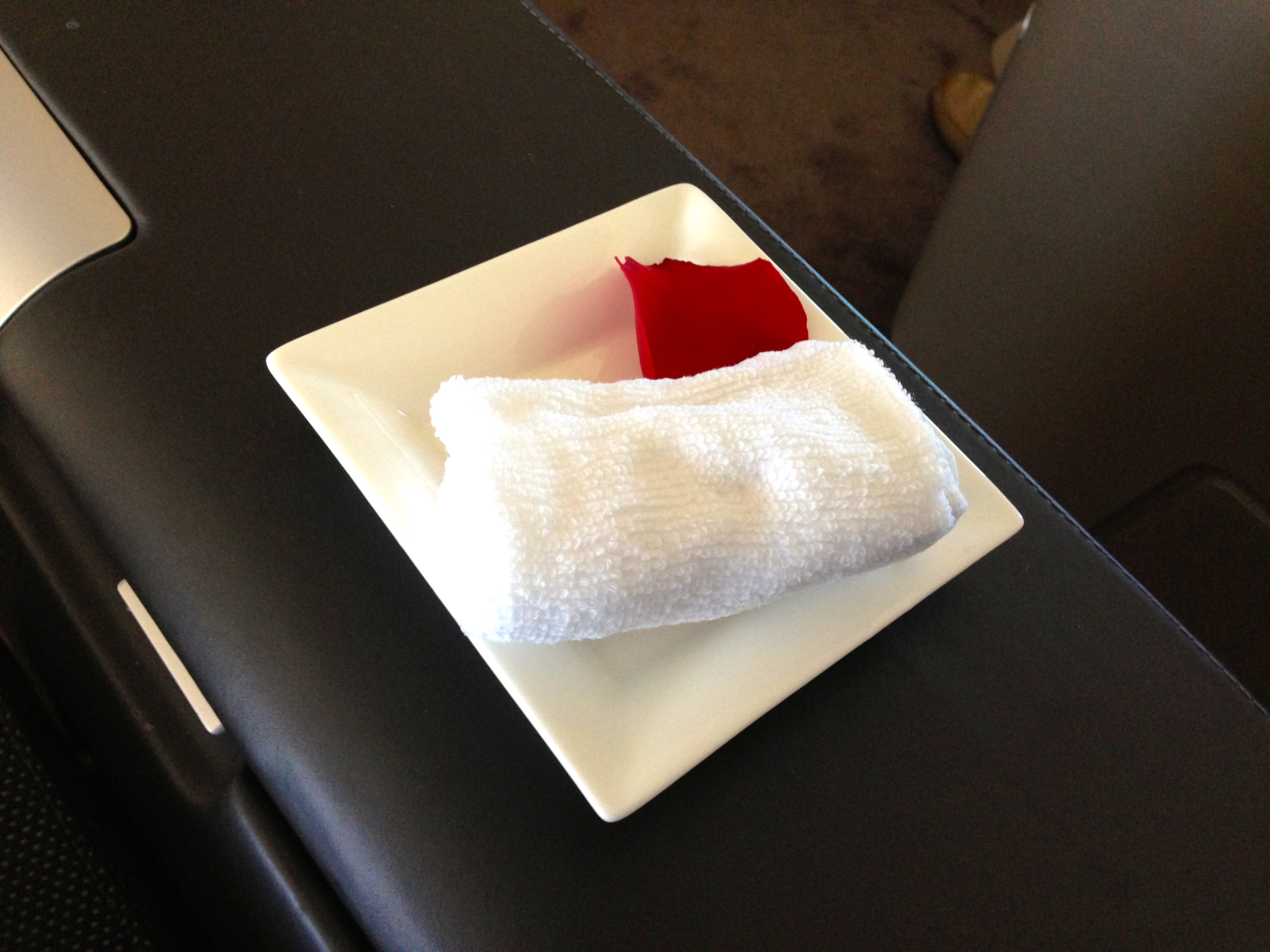 Lufthansa First Class Warm Towel