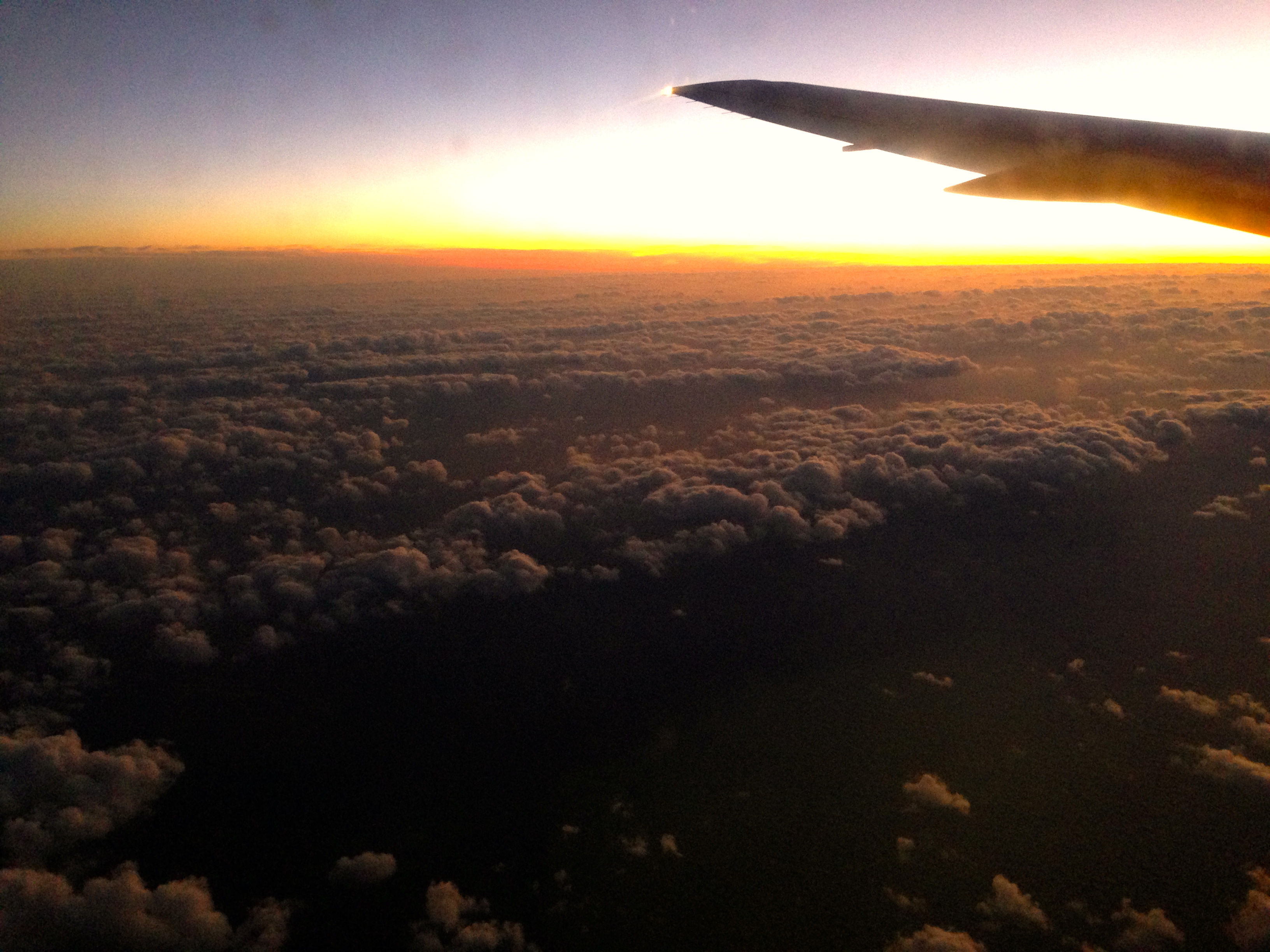 Economy Class Window View
