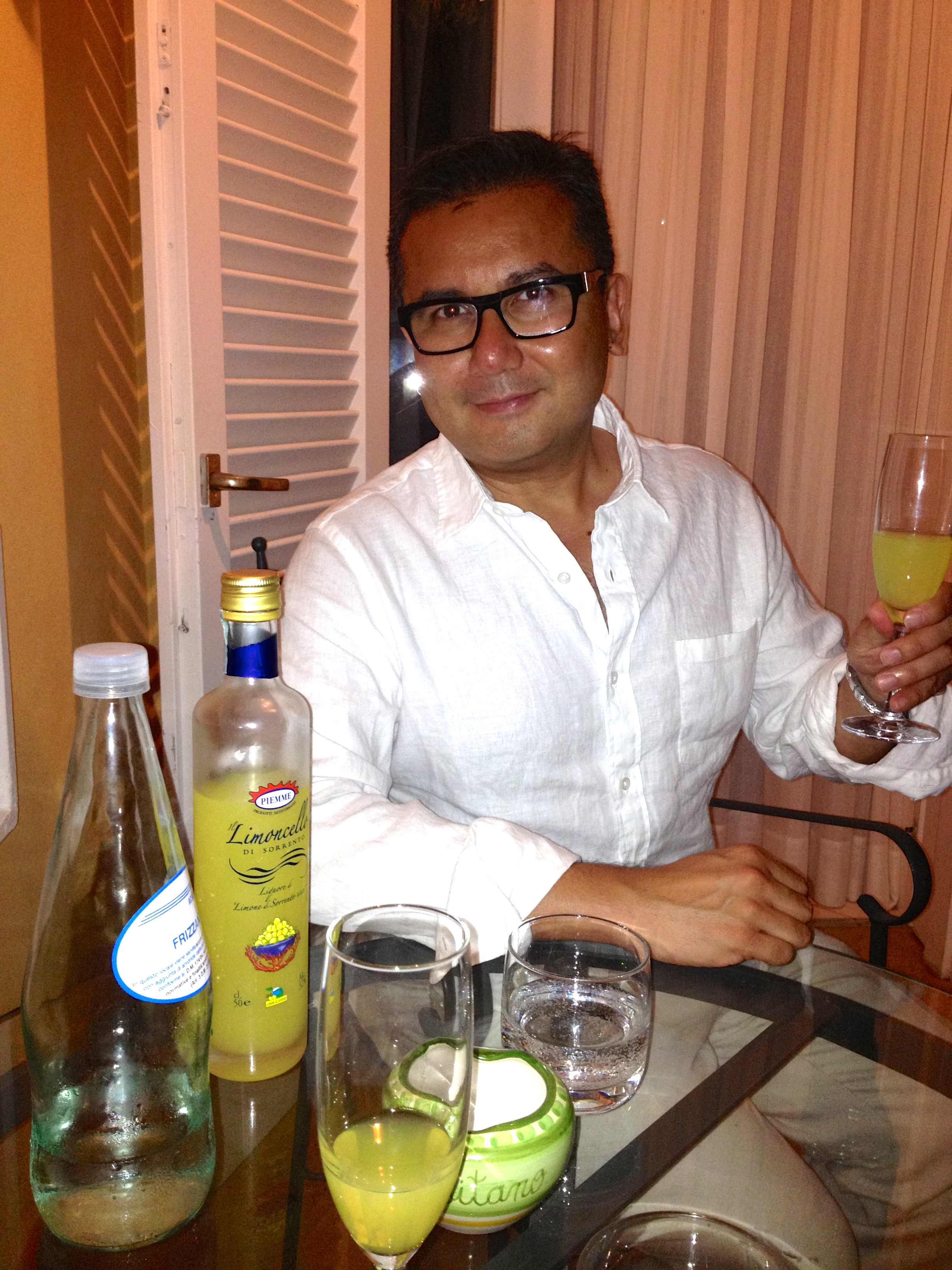 Hotel Marincanto Positano Evening Limoncello Nightcap on Balcony