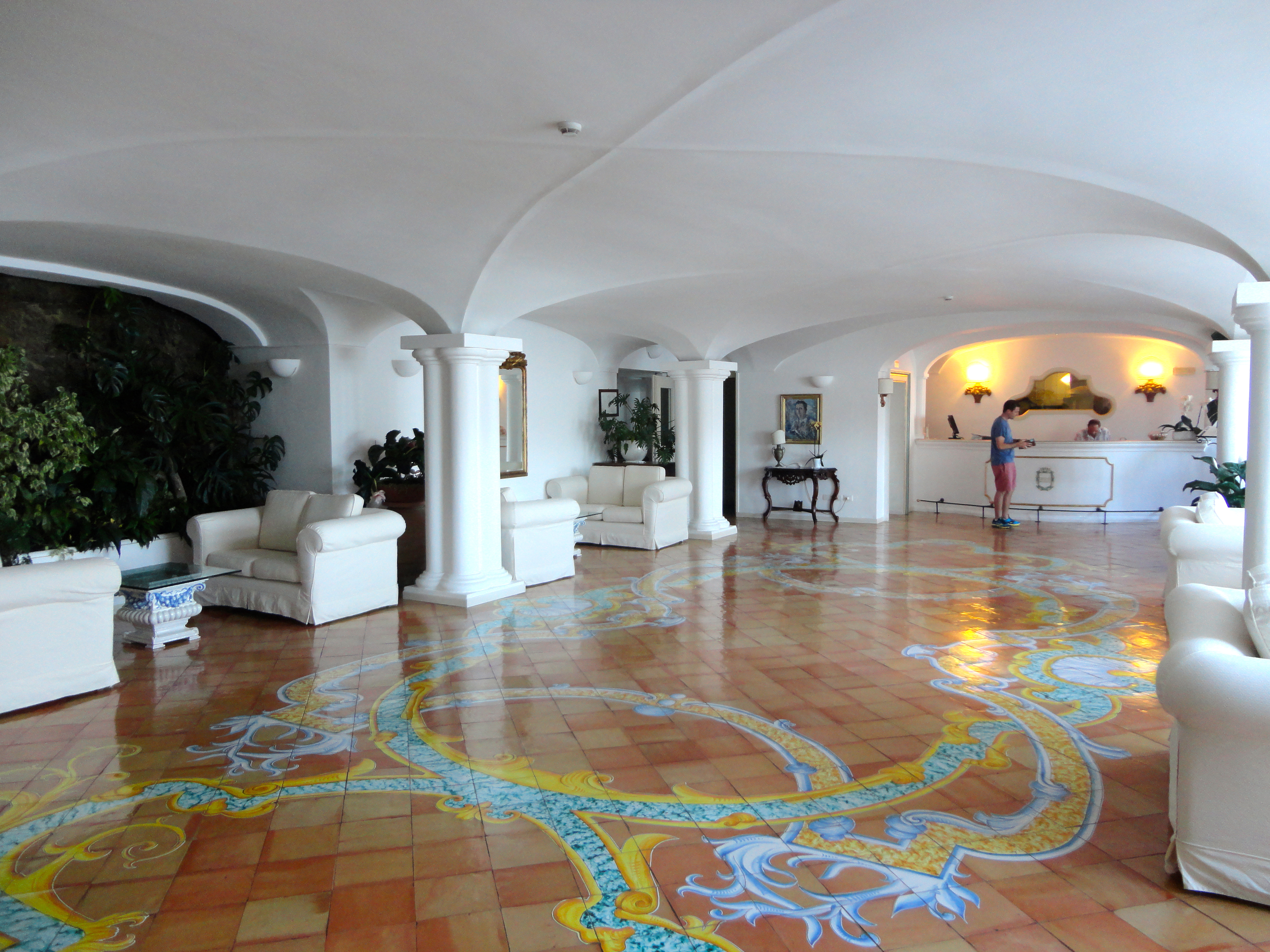 Hotel Marincanto Positano Lobby Reception Desk