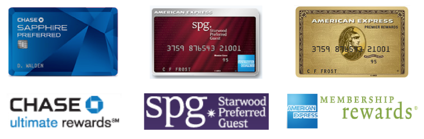 Beginner Credit Cards for Earning the Big Three Points Currencies