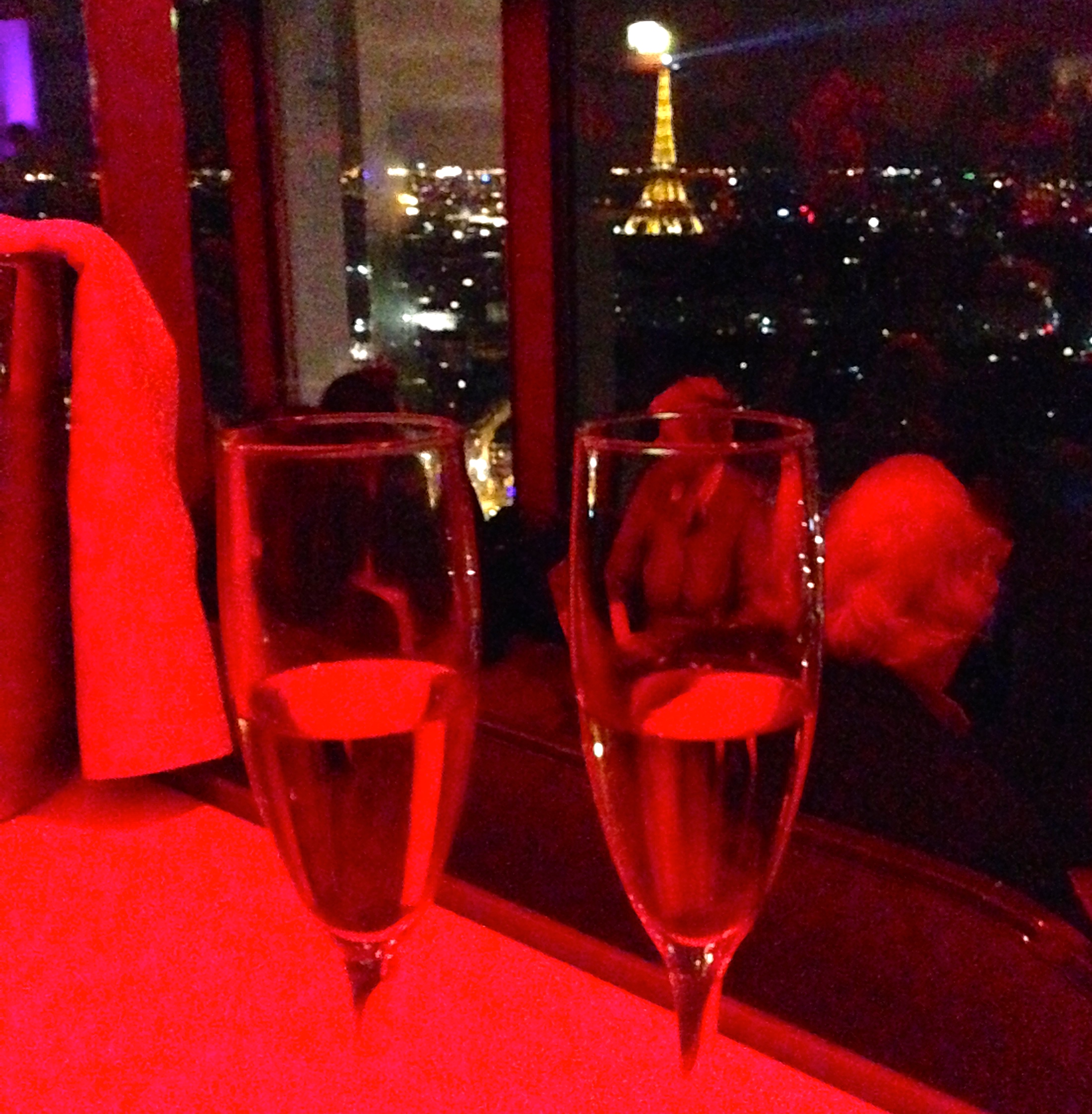 Celebrating Ringing in the New Year's Eve Bar La Vue Hyatt Regency Paris Etoile