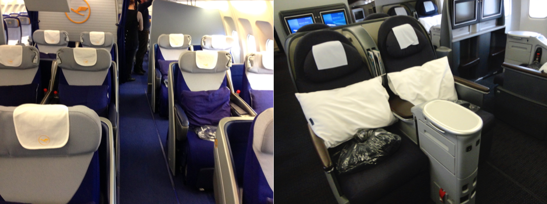 Comparing Lufthansa and United Airlines Business Class